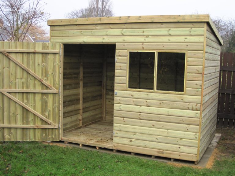 Pent Shed - Log Lap | Platers Fencing &amp; Garden Buildings